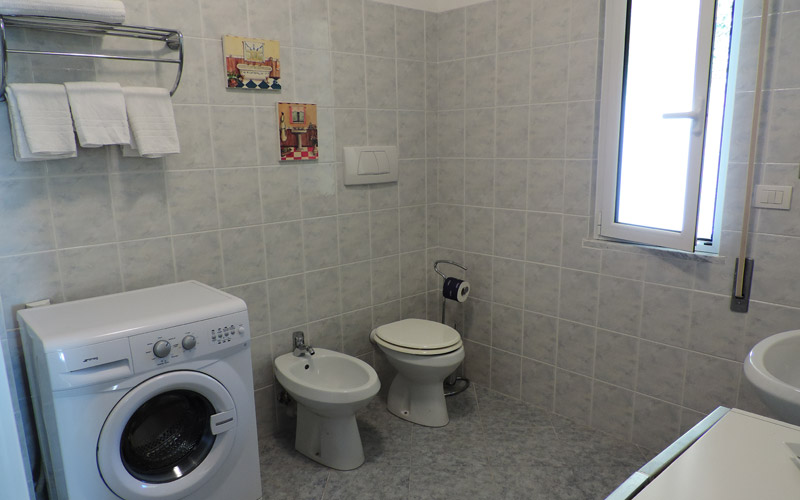 Bagno dell'appartamento Orchidea